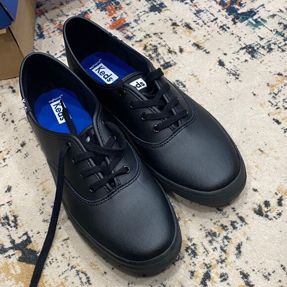 Keds Men's Black Lace-Up Sneakers 8.5 XS - Picture 3 of 5